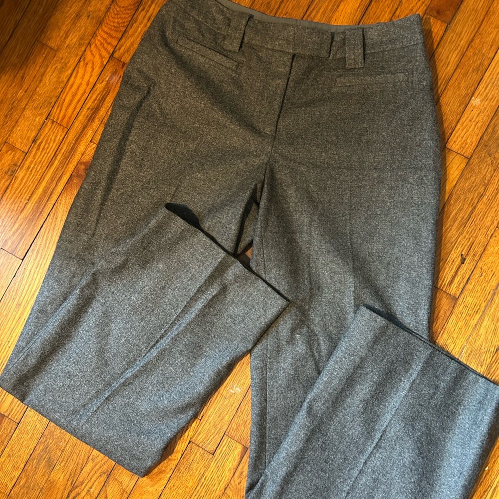 Eccoci Gray Wool Trousers